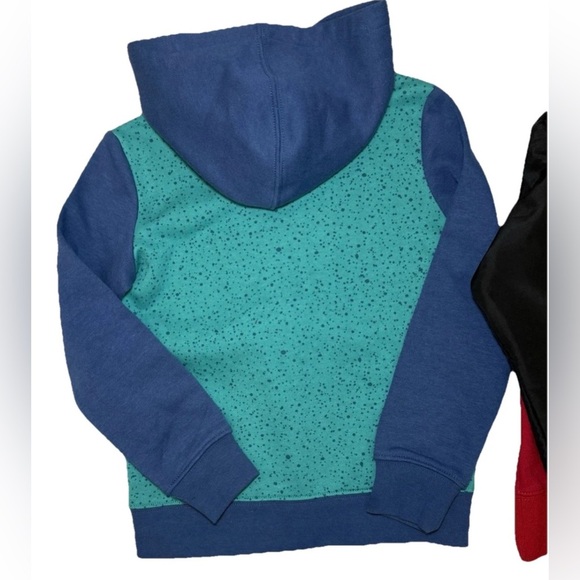 Boy's Air Jordan Jackets Red Logo Coat & Turquoise Zip Hoodie Size XS 4 Lot Of 2 - Picture 10 of 12
